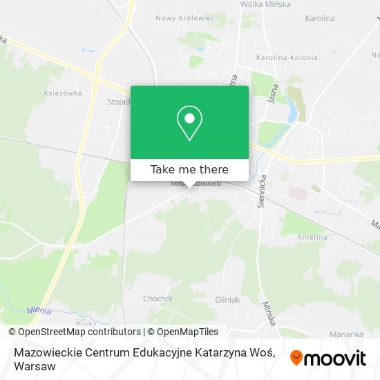 Mazowieckie Centrum Edukacyjne Katarzyna Woś map