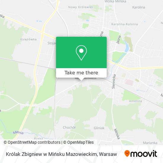 Królak Zbigniew w Mińsku Mazowieckim map