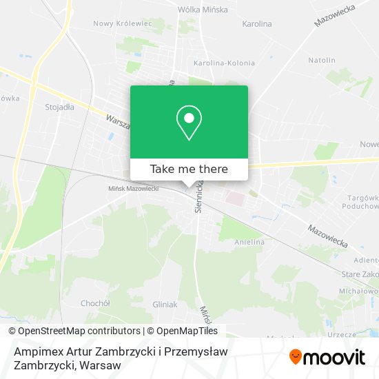 Ampimex Artur Zambrzycki i Przemysław Zambrzycki map