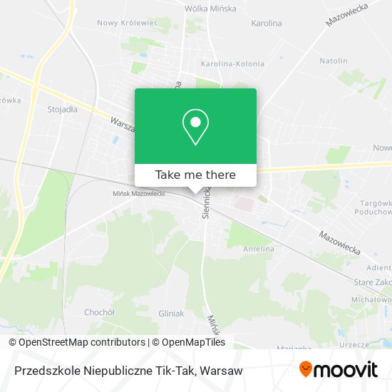 Przedszkole Niepubliczne Tik-Tak map