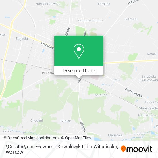 \Carstar\ s.c. Sławomir Kowalczyk Lidia Witusińska map