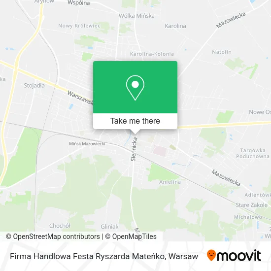 Firma Handlowa Festa Ryszarda Mateńko map