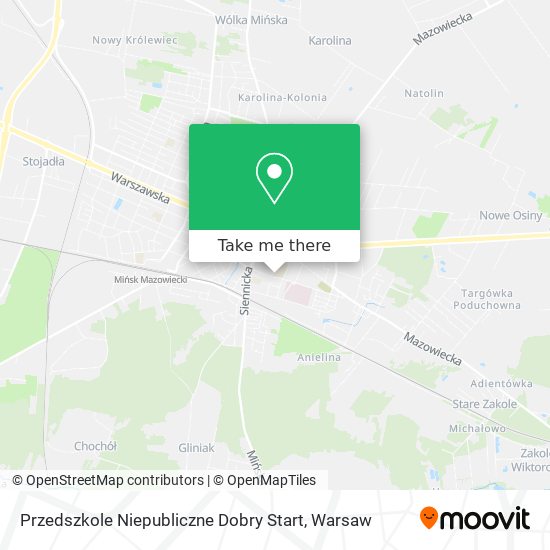 Przedszkole Niepubliczne Dobry Start map