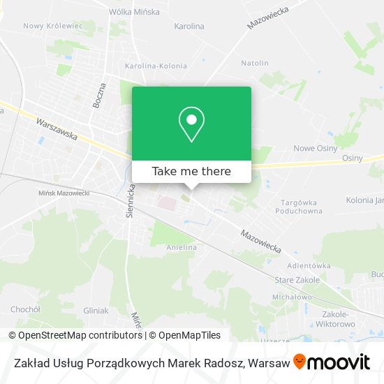 Zakład Usług Porządkowych Marek Radosz map