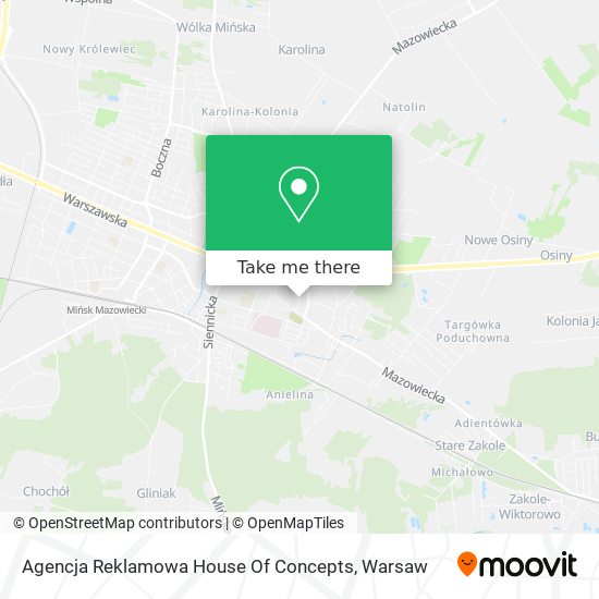 Agencja Reklamowa House Of Concepts map