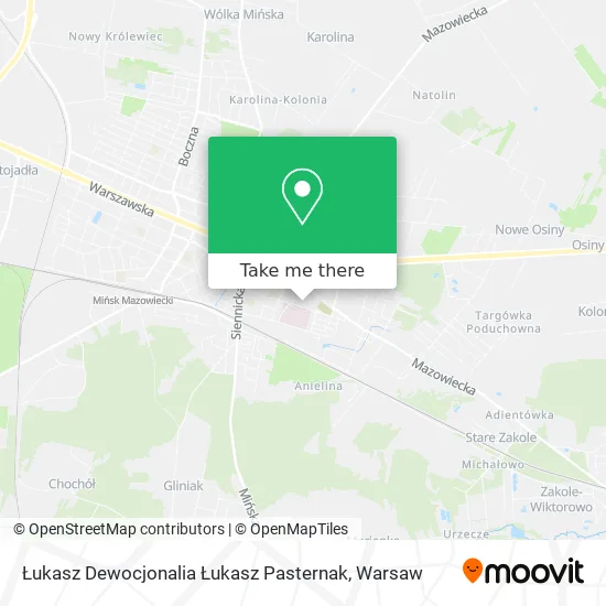 Łukasz Dewocjonalia Łukasz Pasternak map