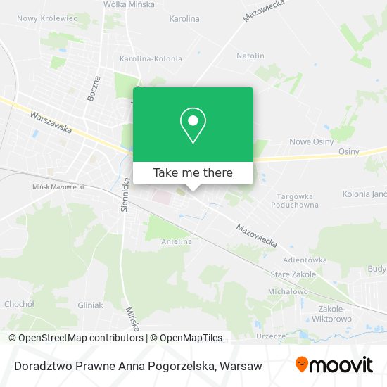 Doradztwo Prawne Anna Pogorzelska map