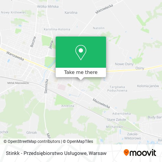 Stinkk - Przedsiębiorstwo Usługowe map