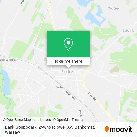 Bank Gospodarki Żywnościowej S.A. Bankomat map