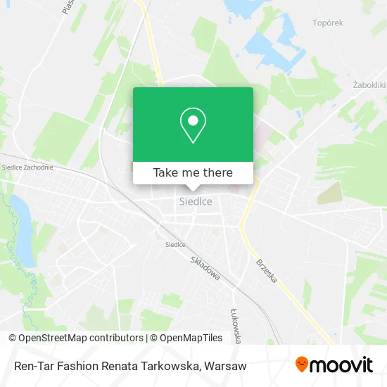 Ren-Tar Fashion Renata Tarkowska map