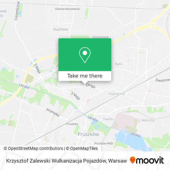 Krzysztof Zalewski Wulkanizacja Pojazdów map