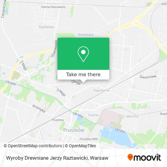 Wyroby Drewniane Jerzy Raztawicki map