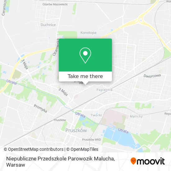 Niepubliczne Przedszkole Parowozik Malucha map