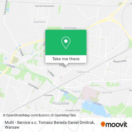 Multi - Service s.c. Tomasz Bereda Daniel Dmitruk map