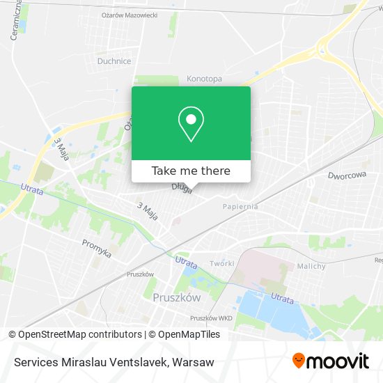 Карта Services Miraslau Ventslavek