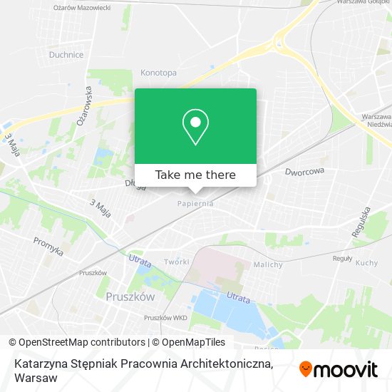 Katarzyna Stępniak Pracownia Architektoniczna map