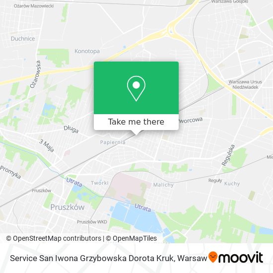 Service San Iwona Grzybowska Dorota Kruk map