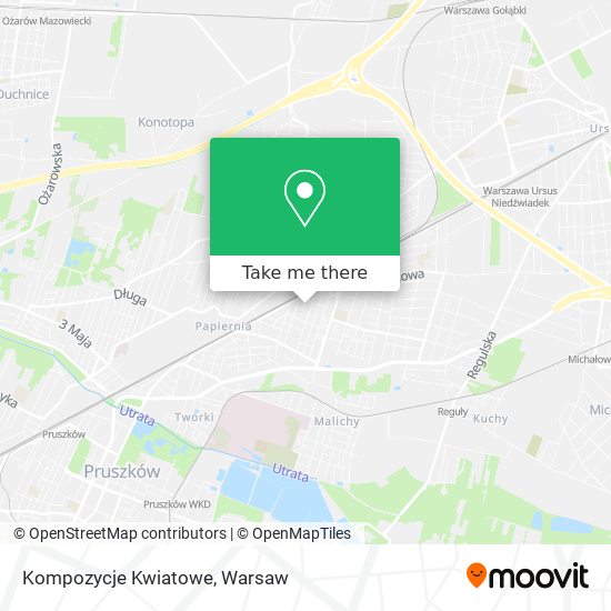 Kompozycje Kwiatowe map