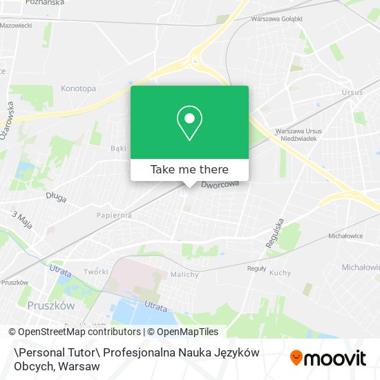 \Personal Tutor\ Profesjonalna Nauka Języków Obcych map