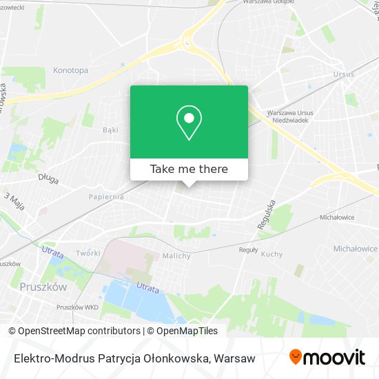 Elektro-Modrus Patrycja Ołonkowska map