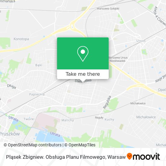 Pląsek Zbigniew. Obsługa Planu Filmowego map