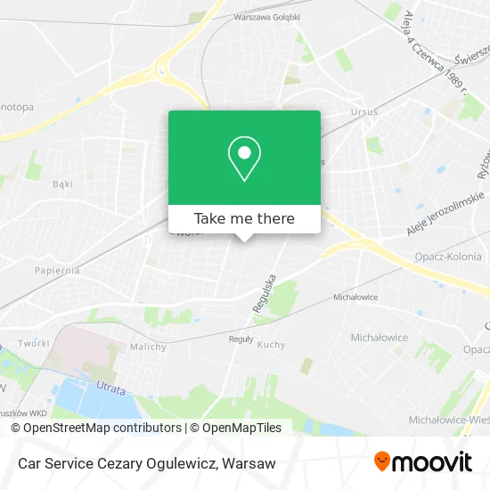 Карта Car Service Cezary Ogulewicz