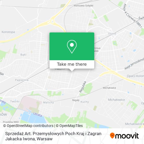 Sprzedaż Art. Przemysłowych Poch Kraj i Zagran Jakacka Iwona map