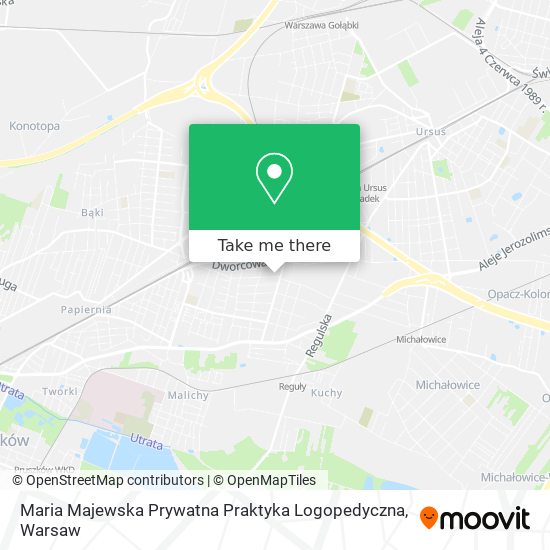 Maria Majewska Prywatna Praktyka Logopedyczna map