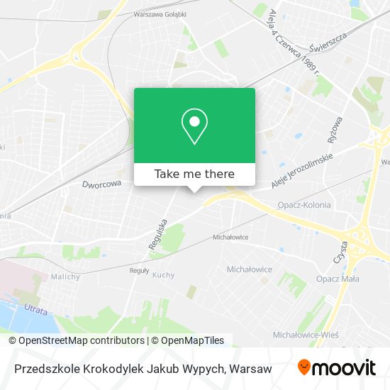 Przedszkole Krokodylek Jakub Wypych map