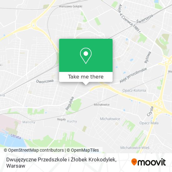 Dwujęzyczne Przedszkole i Żłobek Krokodylek map