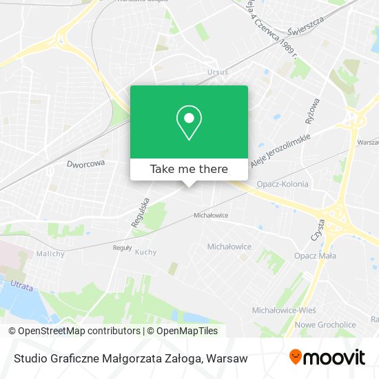 Studio Graficzne Małgorzata Załoga map