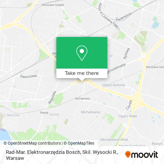 Rad-Mar. Elektronarzędzia Bosch, Skil. Wysocki R. map