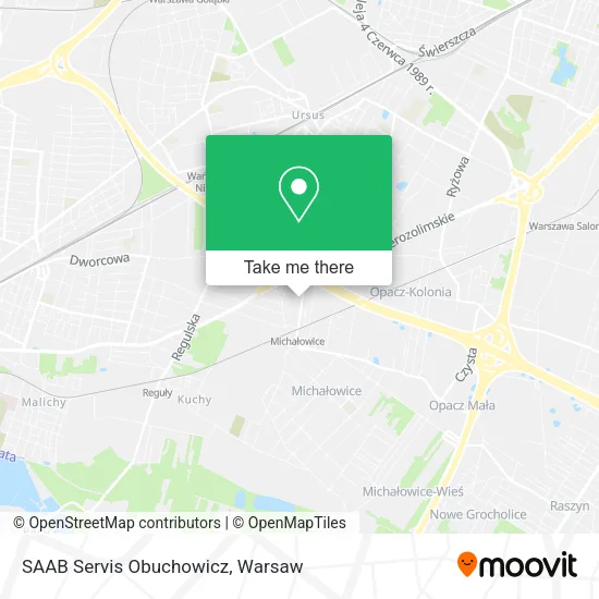 Карта SAAB Servis Obuchowicz