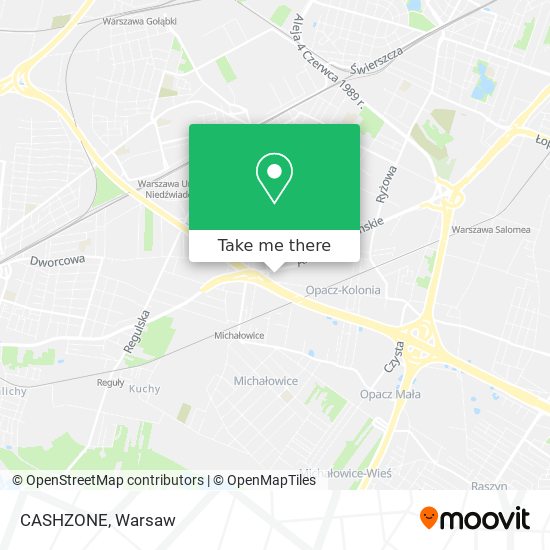 CASHZONE map