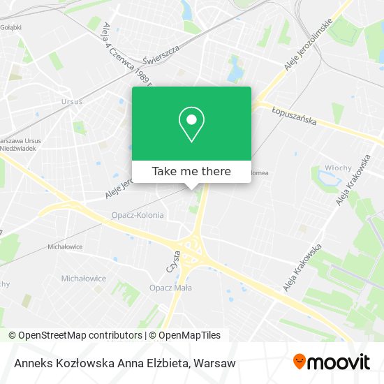 Anneks Kozłowska Anna Elżbieta map