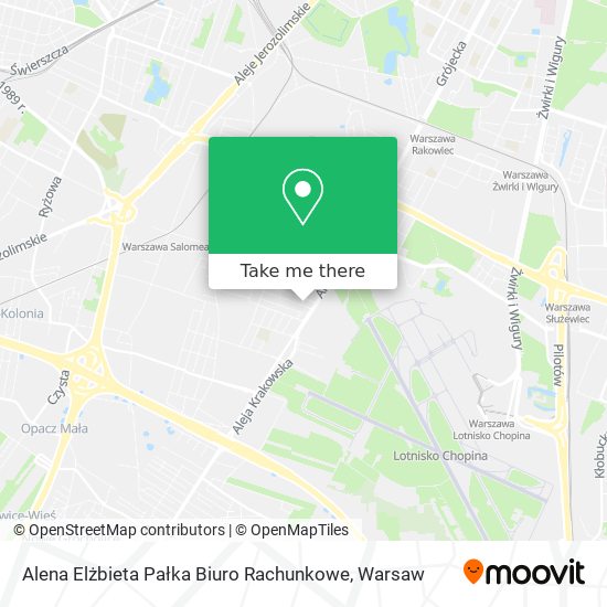 Alena Elżbieta Pałka Biuro Rachunkowe map