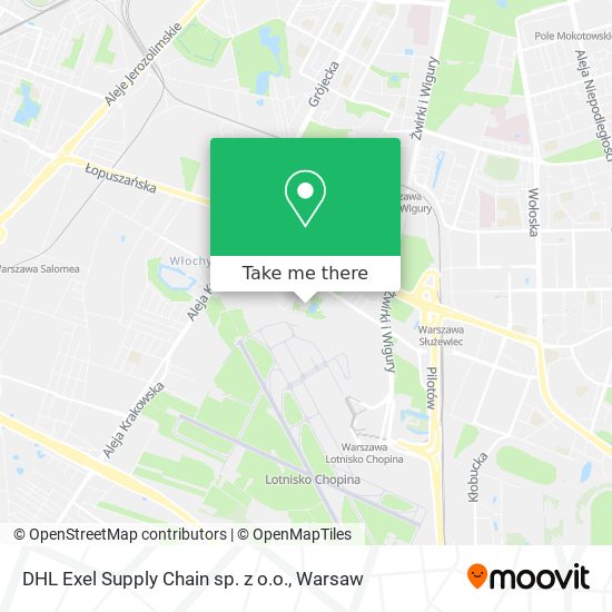 DHL Exel Supply Chain sp. z o.o. map