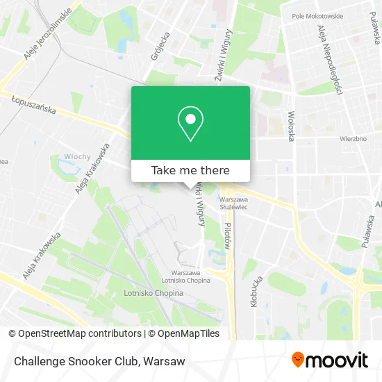 Challenge Snooker Club map