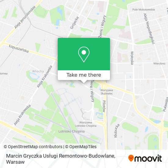 Marcin Gryczka Usługi Remontowo-Budowlane map