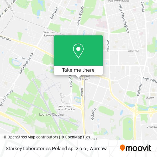 Карта Starkey Laboratories Poland sp. z o.o.