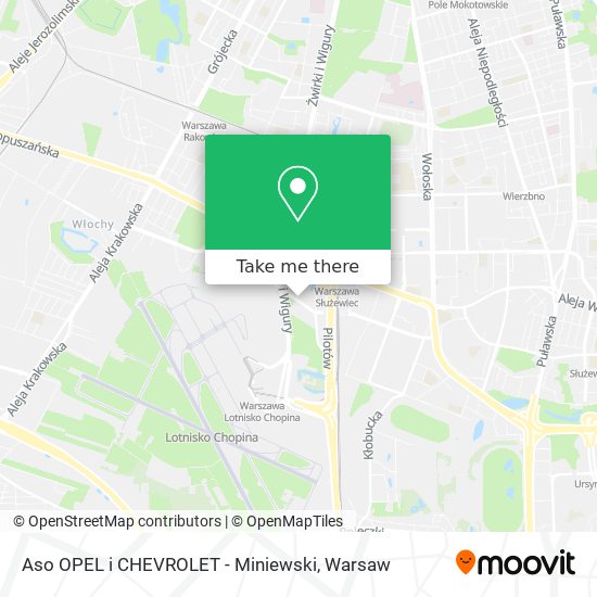 Aso OPEL i CHEVROLET - Miniewski map