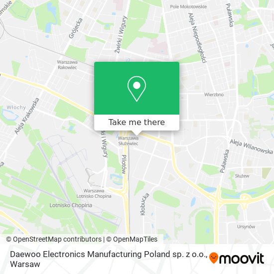 Daewoo Electronics Manufacturing Poland sp. z o.o. map