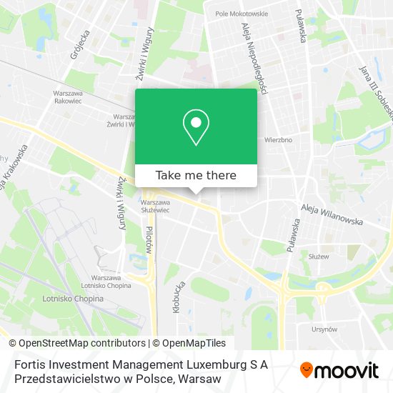 Fortis Investment Management Luxemburg S A Przedstawicielstwo w Polsce map