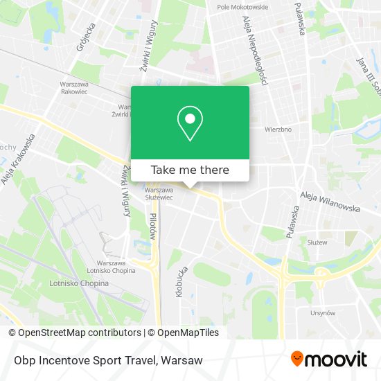 Obp Incentove Sport Travel map