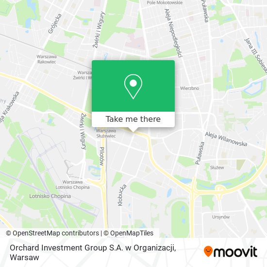 Orchard Investment Group S.A. w Organizacji map