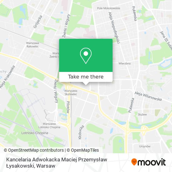 Kancelaria Adwokacka Maciej Przemysław Łysakowski map