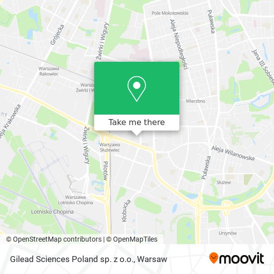 Gilead Sciences Poland sp. z o.o. map