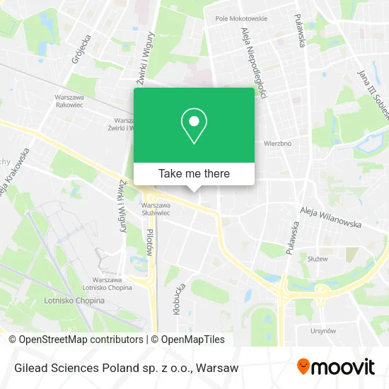 Карта Gilead Sciences Poland sp. z o.o.