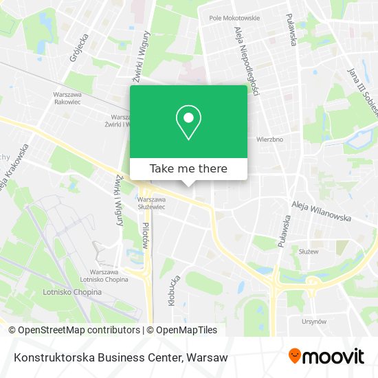 Konstruktorska Business Center map