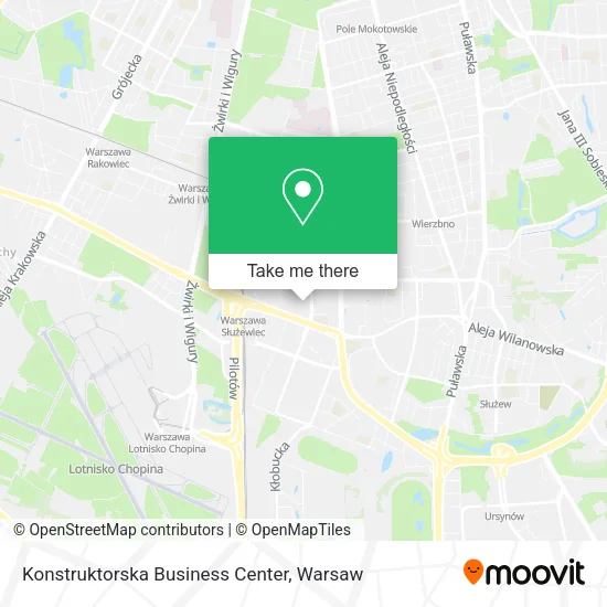 Konstruktorska Business Center map